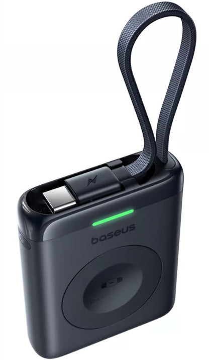 Wireless Powerbank Baseus EnerFill FW11 für Apple Watch Series, 1640mAh, 5W, 1 x QI, Schwarz E0205301