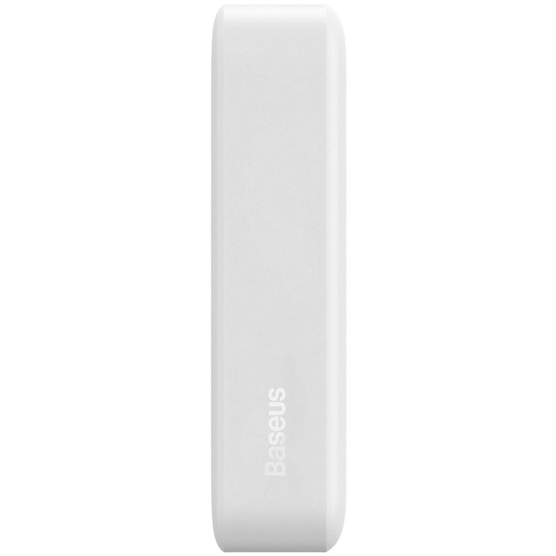 Baseus Magnetic Mini Wireless Externer Akku, 20000 mAh, 20 W, PD + FQI, 1 x QI – 1 x USB-C, Weiß PPCX150002