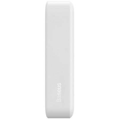 Baseus Magnetic Mini Wireless Externer Akku, 20000 mAh, 20 W, PD + FQI, 1 x QI – 1 x USB-C, Weiß PPCX150002