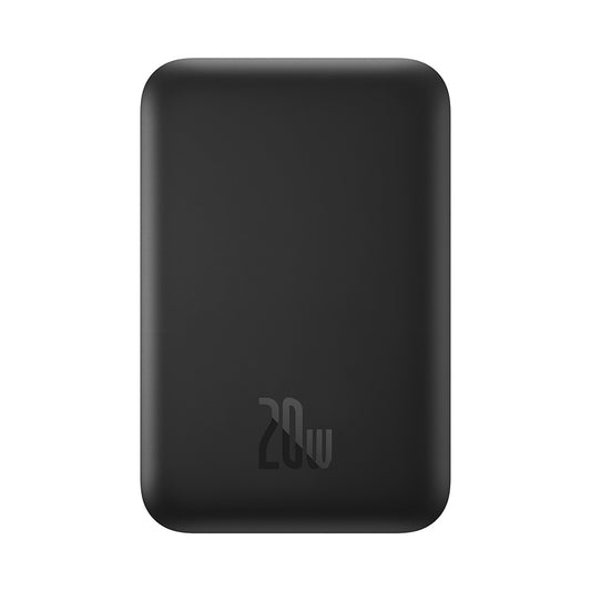 Externer Wireless-Akku Baseus Mini Air, 6000mAh, 20W, PD + FQI, 1 x QI - 1 x USB-C, Schwarz P10059002113-00