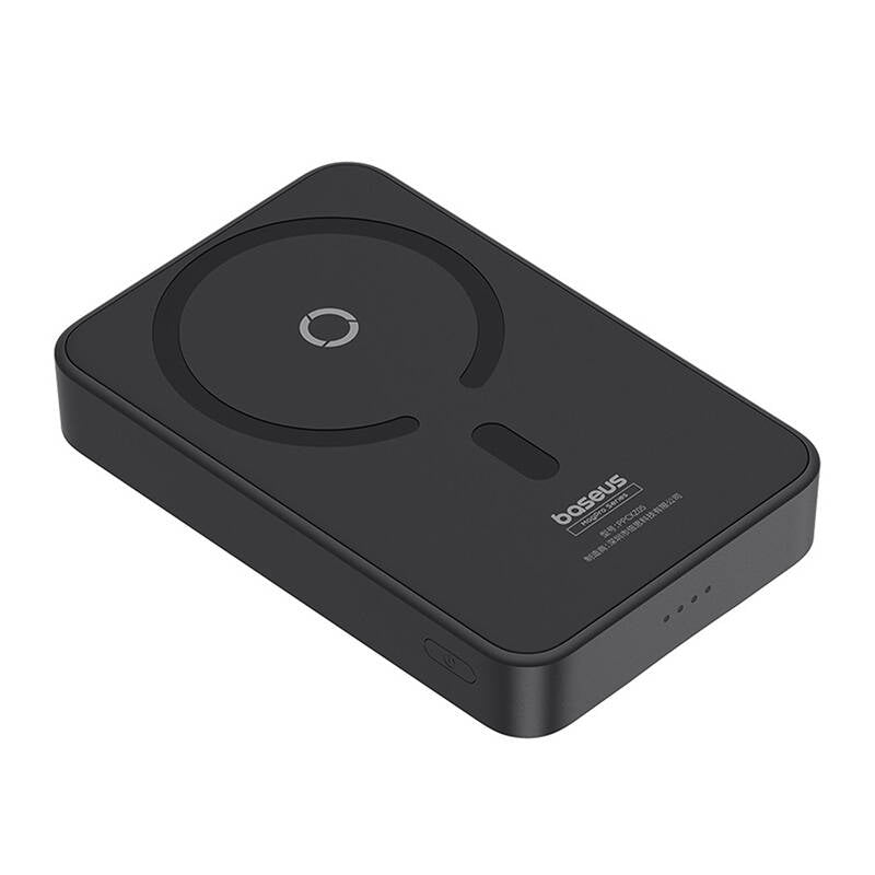 Baseus MagPro PPCXZ05 Wireless External Battery, 5000mAh, 20W, PD + FQI, 1 x QI - 1 x USB-C, Black, Resealed P10064101123-00