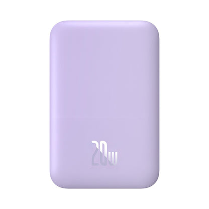 Externer Wireless-Akku Baseus Mini Air, 6000mAh, 20W, PD + FQI, 1 x QI - 1 x USB-C, Lila P10059002513-00
