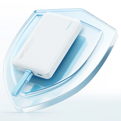 Cuktech CP132ML Wireless External Battery, 10000mAh, 22.5W, PD + QI, 2 x USB-C, White