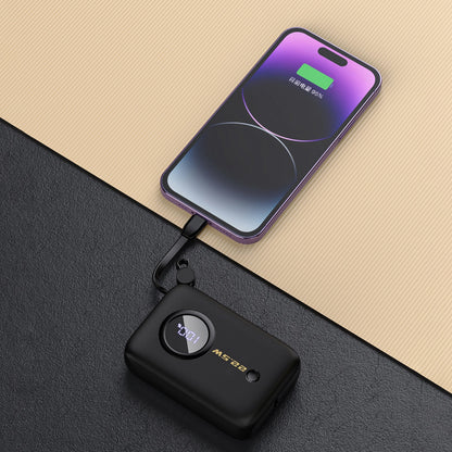 Dudao K14 Externer Akku, 10000 mAh, 22,5 W, QC + PD, 1 x USB-A – 1 x USB-C, Schwarz