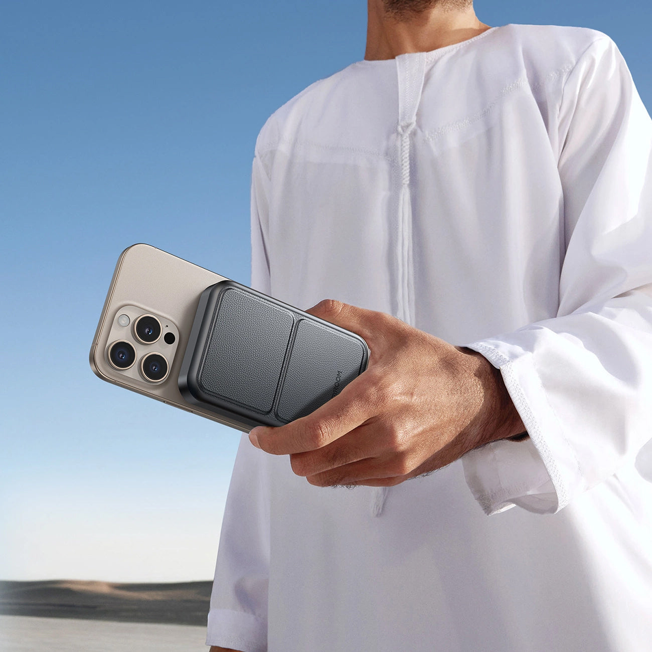 Externer Wireless-Akku Joyroom JR-PBM11, 10000mAh, 22.5W, QC + PD + FQI, 1 x QI - 1 x USB-A - 1 x USB-C, Schwarz