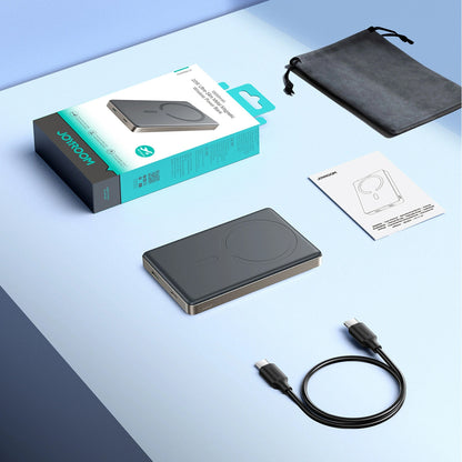 Wireless Powerbank Joyroom JR-PBM08 Pro, 10000mAh, 22,5W, PD + FQI, 1 x QI - 2 x USB-C, Beige