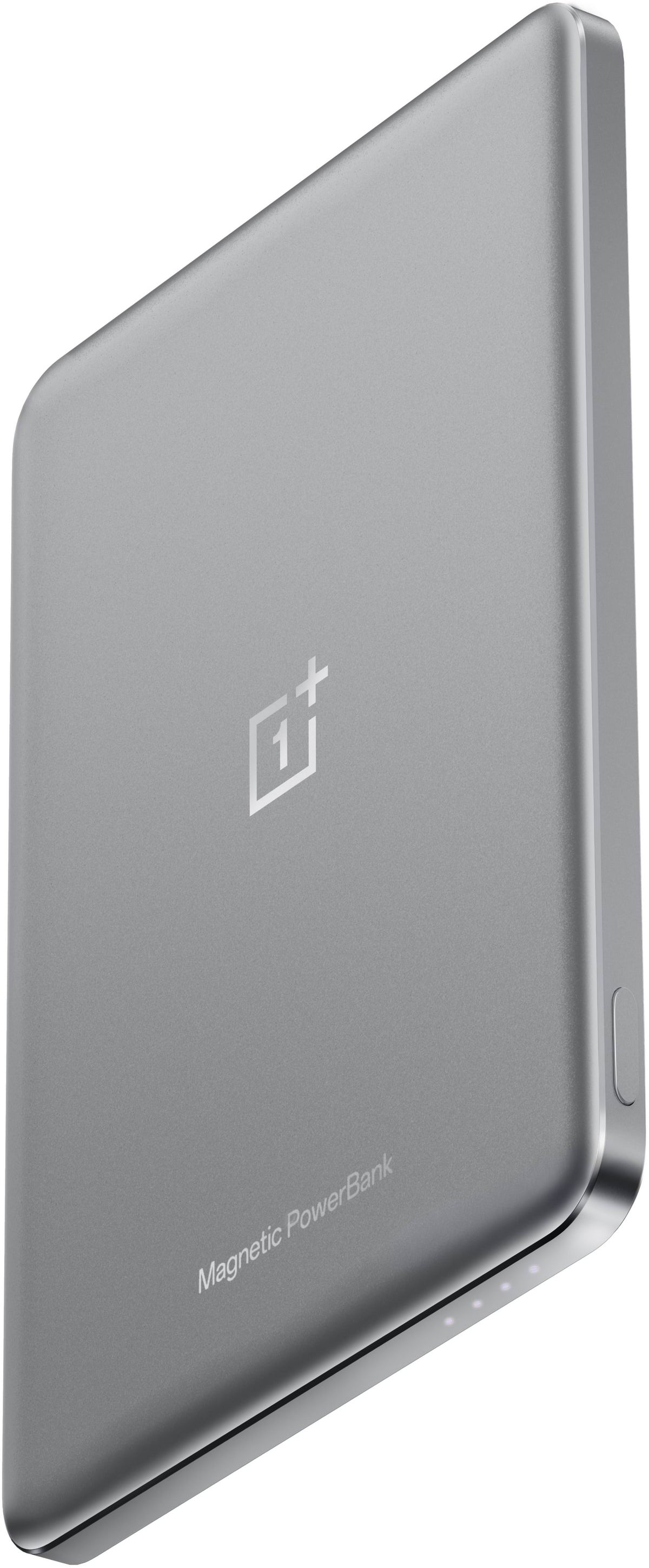 Externer Wireless-Akku OnePlus Slim Magnetic, 5000mAh, 10W, FQI, 1 x USB-C, Grau
