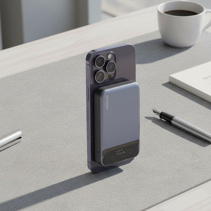 Externer Wireless Akku Proove Hoodman, 10000mAh, 20W, PD + FQI, 1 x QI - 1 x USB-C, Grau PBH120010003