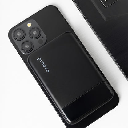 Externer Wireless-Akku Proove Hoodman, 10000mAh, 20W, PD + FQI, 1 x QI - 1 x USB-C, Schwarz PBH120010001