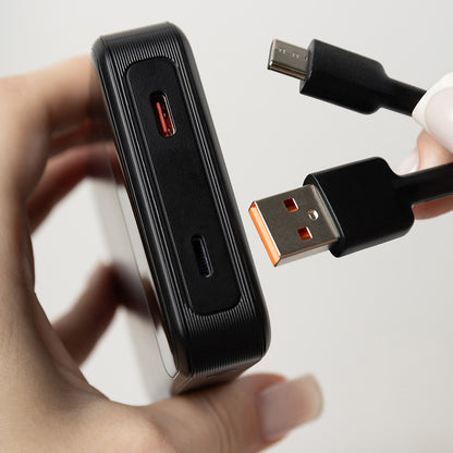 Externer Wireless-Akku Proove Hoodman, 10000mAh, 20W, PD + FQI, 1 x QI - 1 x USB-C, Schwarz PBH120010001