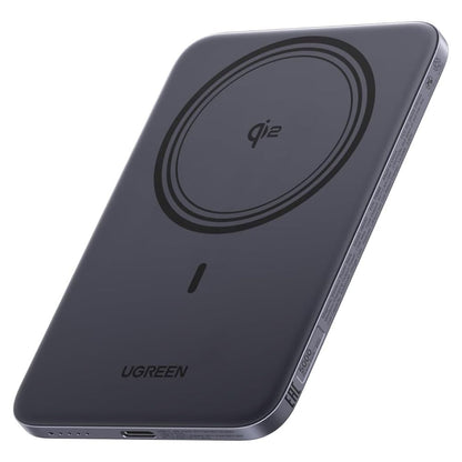 Wireless Externe Batterie UGREEN PB580 (75984B), 5000mAh, 15W, PD + FQI, 1 x QI - 1 x USB-C, Grau