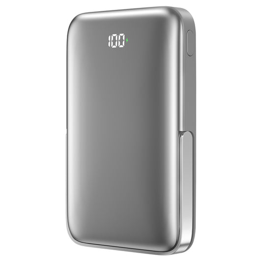 Externer Wireless-Akku WiWu Wi-P018, 10000mAh, 20W, PD + FQI, 1 x QI - 1 x USB-C, Grau
