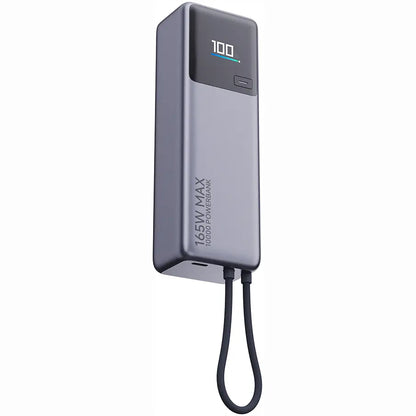 Externer Akku Xiaomi, 10000mAh, 165W, PD, 2 x USB-C, Grau PB1165MI