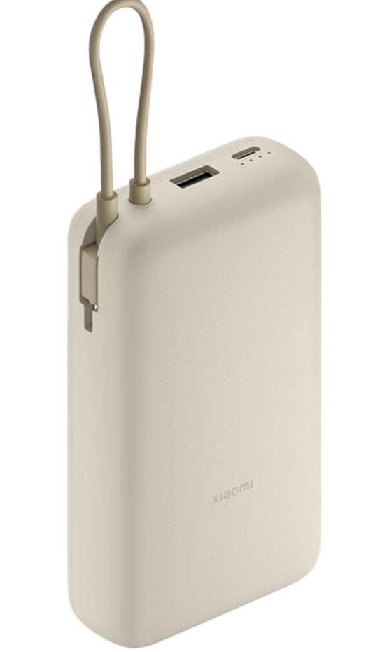 Externer Akku Xiaomi, 20000mAh, 33W, QC + PD, 1 x USB-A - 2 x USB-C, Beige BHR8851GL