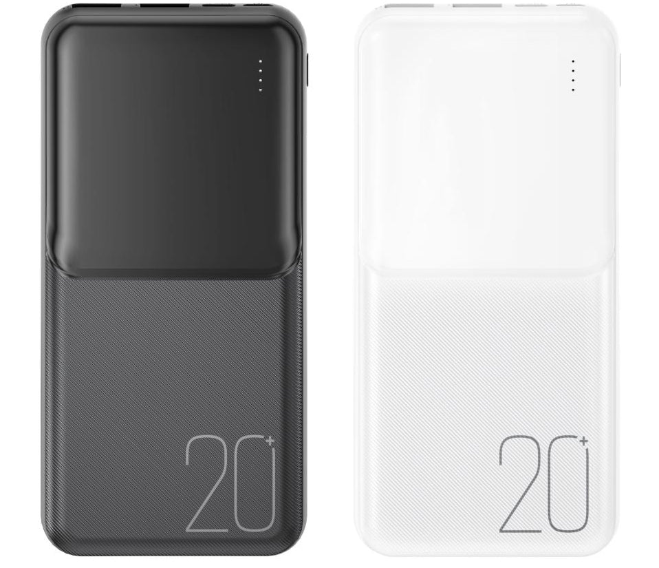 XO Design PR252 External Battery, 20000mAh, 10W, 2 x USB-A, White