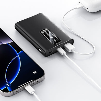 Externer Akku Yesido YP92, 5000mAh, 22.5W, QC + PD, 1 x USB-A - 1 x USB-C, Schwarz