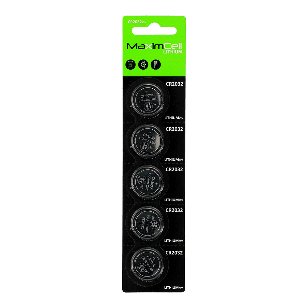 MaximCell Batterie, CR2032, 5 Stück Set