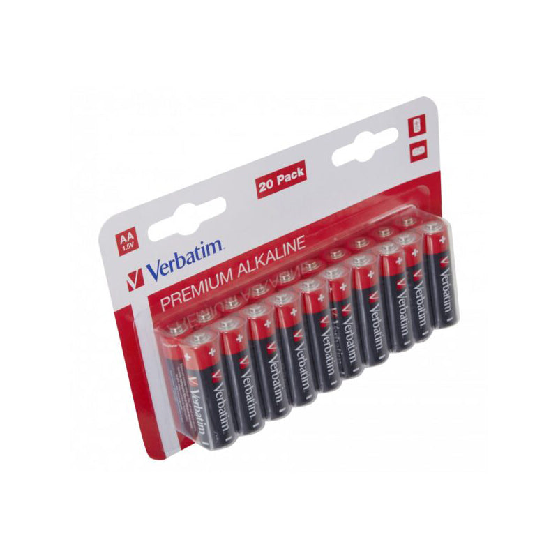 Verbatim Premium Batterie, AA / LR6, 20 Stück Set 49877