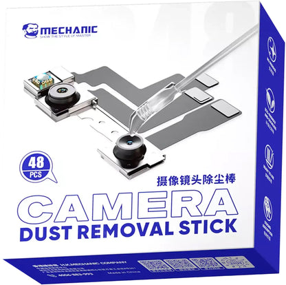 Staubentferner-Stick Mechanic CD48 für Telefonkameras, Set mit 48 Stück