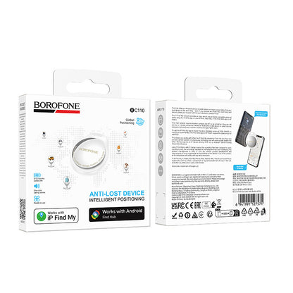 Borofone SmartTag BC110 für iOS / Android Serien, Weiß