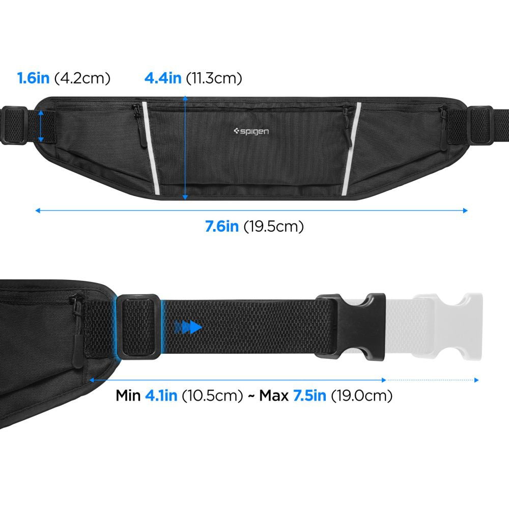 Universalgehäuse, Spigen, A710 Dynamic Shield, Schwarz AMP04618