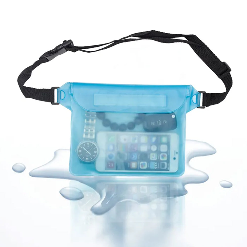 Wasserdichte Gürteltasche Techsuit, Universal, Blau