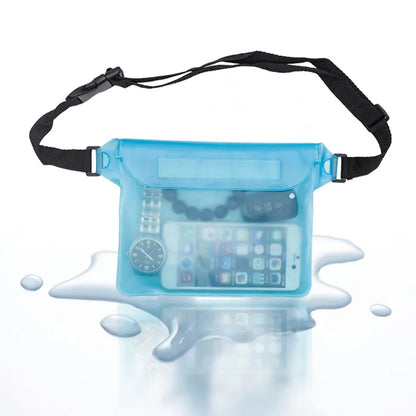 Wasserdichte Gürteltasche Techsuit, Universal, Blau