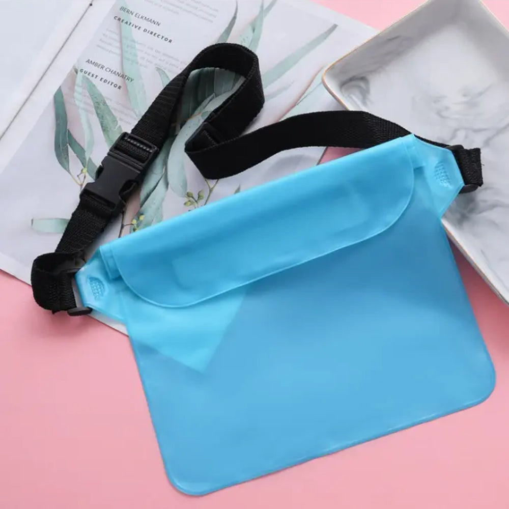 Wasserdichte Gürteltasche Techsuit, Universal, Blau
