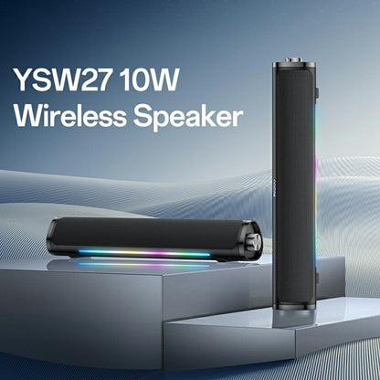 Yesido YSW27 Bluetooth Speaker, 10W, RGB, Black