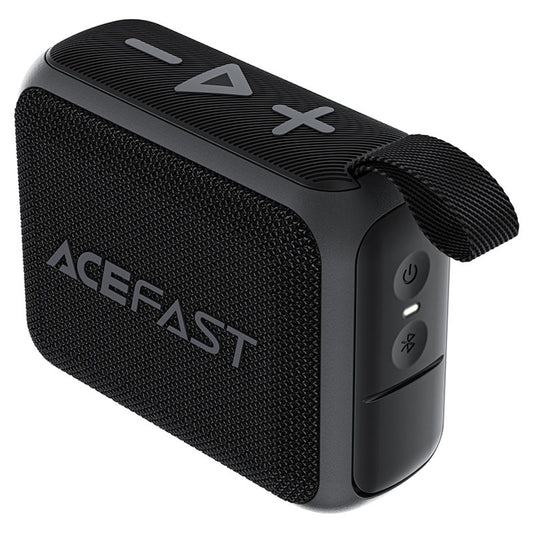 Tragbarer Bluetooth-Lautsprecher Acefast K4 Go, 5W, wasserdicht, Schwarz