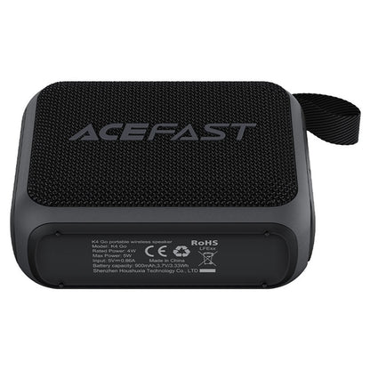 Tragbarer Bluetooth-Lautsprecher Acefast K4 Go, 5W, wasserdicht, Schwarz