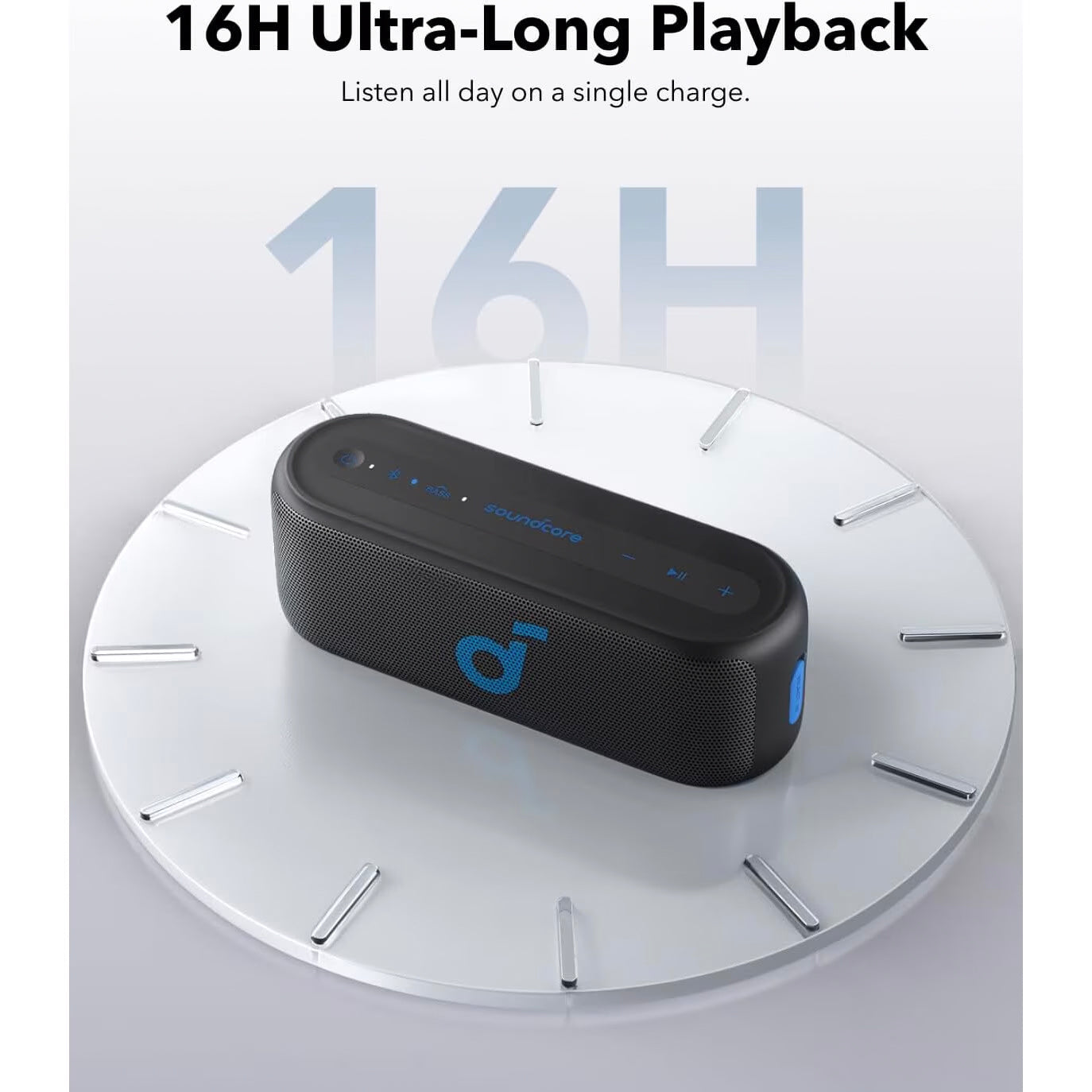 Bluetooth-Lautsprecher Anker SoundCore Select 2S, 20W, wasserdicht, Schwarz A3171011