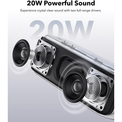 Bluetooth-Lautsprecher Anker SoundCore Select 2S, 20W, wasserdicht, Schwarz A3171011