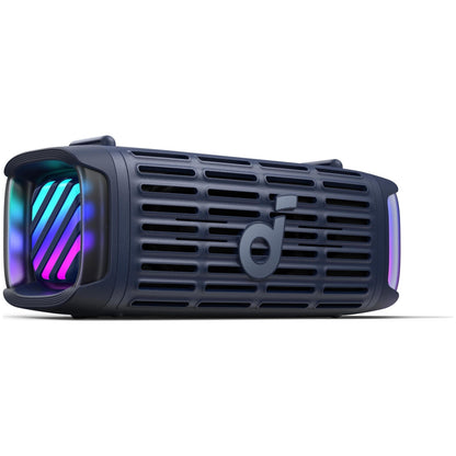 Anker SoundCore Boom 3i Portable Bluetooth Speaker, 50W, RGB, Waterproof, Blue D5100030