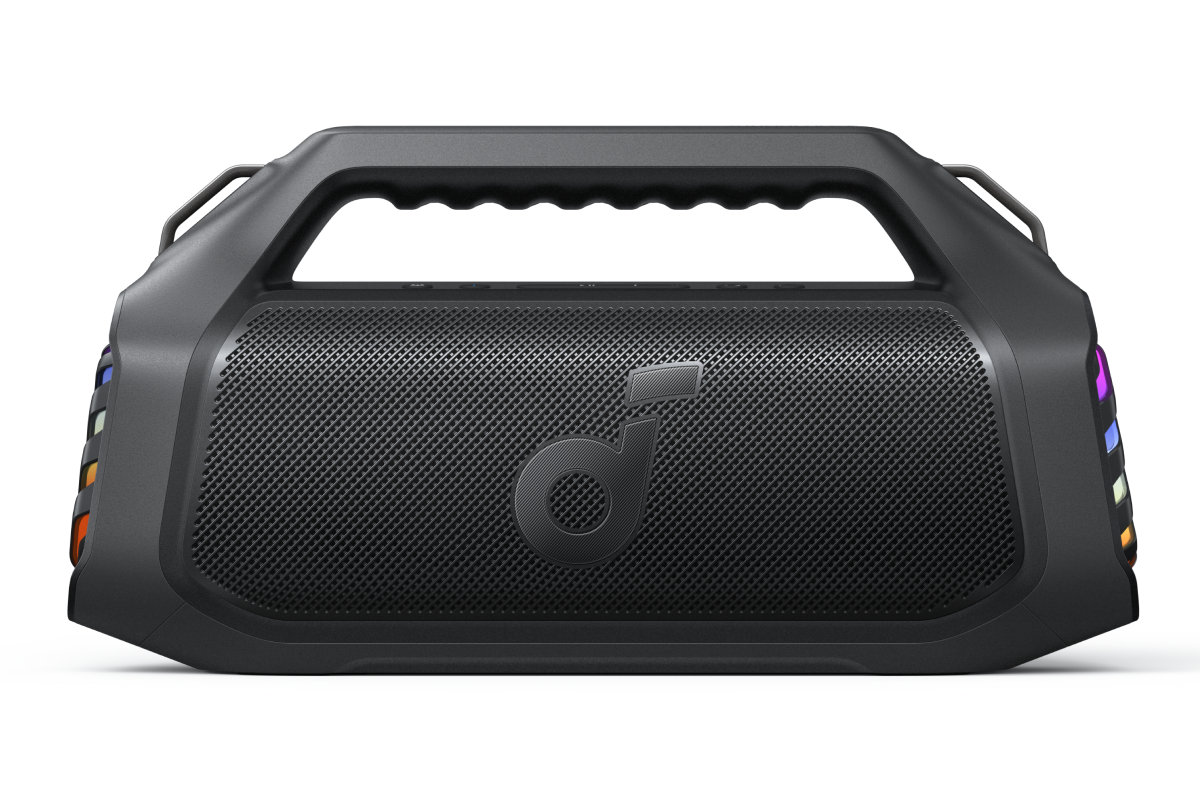Tragbarer Bluetooth-Lautsprecher Anker SoundCore Boom 2 Plus Neue Version, 140W, TWS, RGB, Wasserdicht, Schwarz A3134012