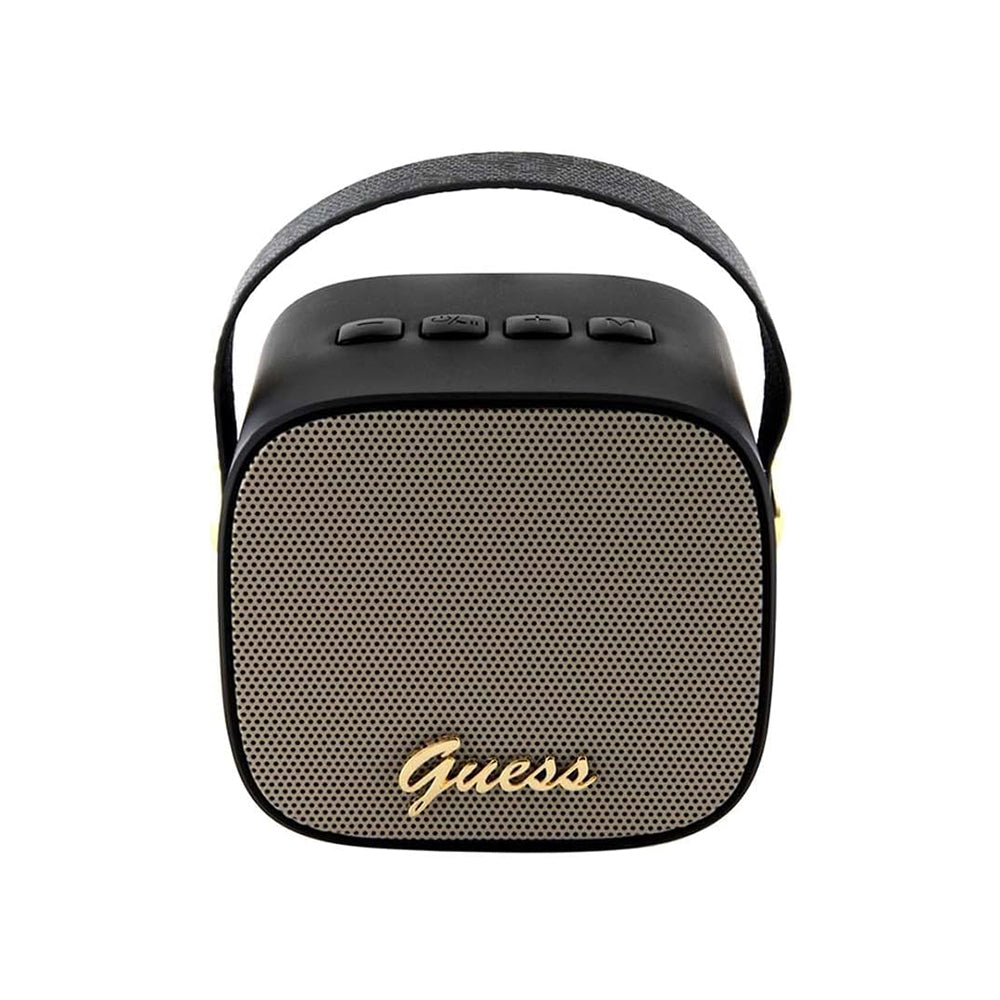 Guess 4G Script Logo Portable Bluetooth Speaker, 5W, Black