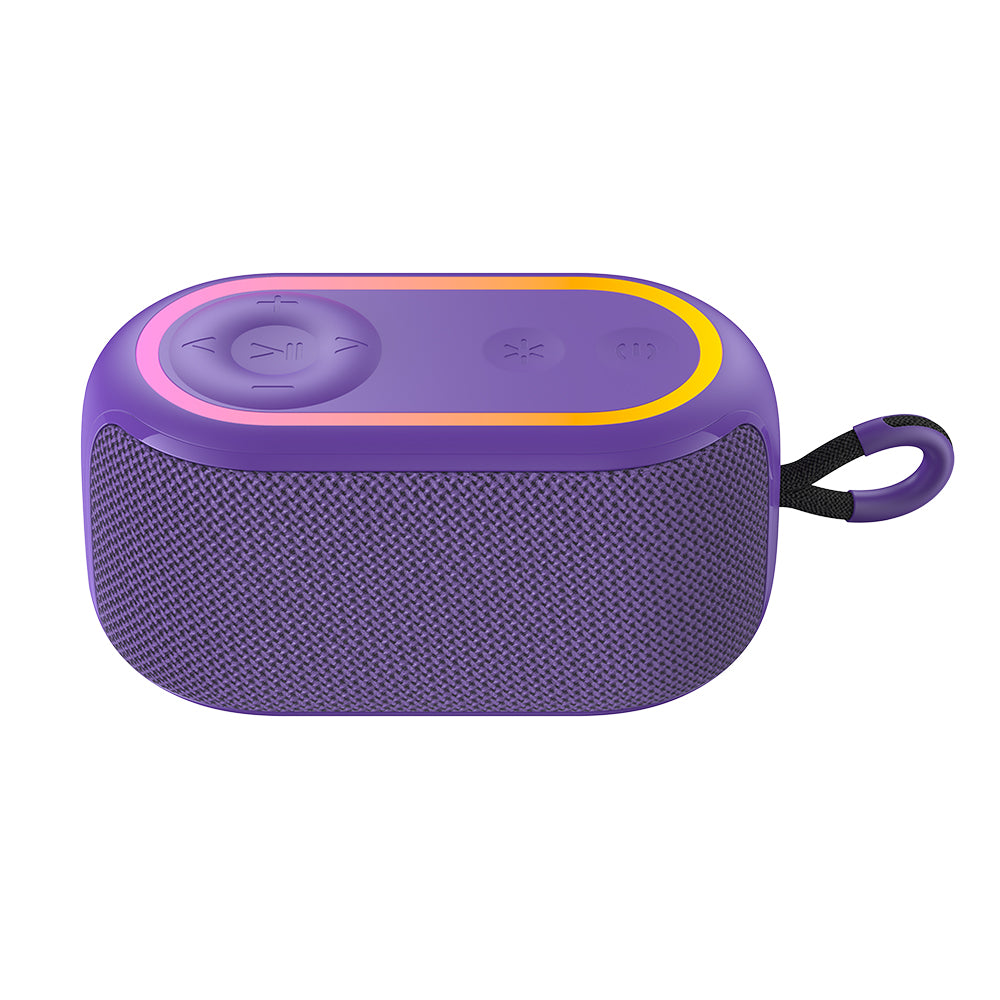 Bluetooth Tragbarer Lautsprecher HAVIT SK809BT, 7W, RGB, Wasserdicht, Lila
