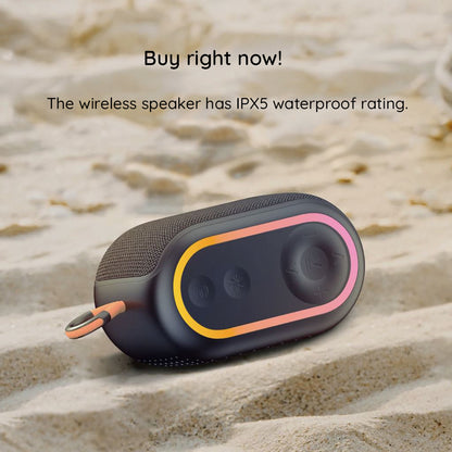Bluetooth Tragbarer Lautsprecher HAVIT SK809BT, 7W, RGB, Wasserdicht, Lila