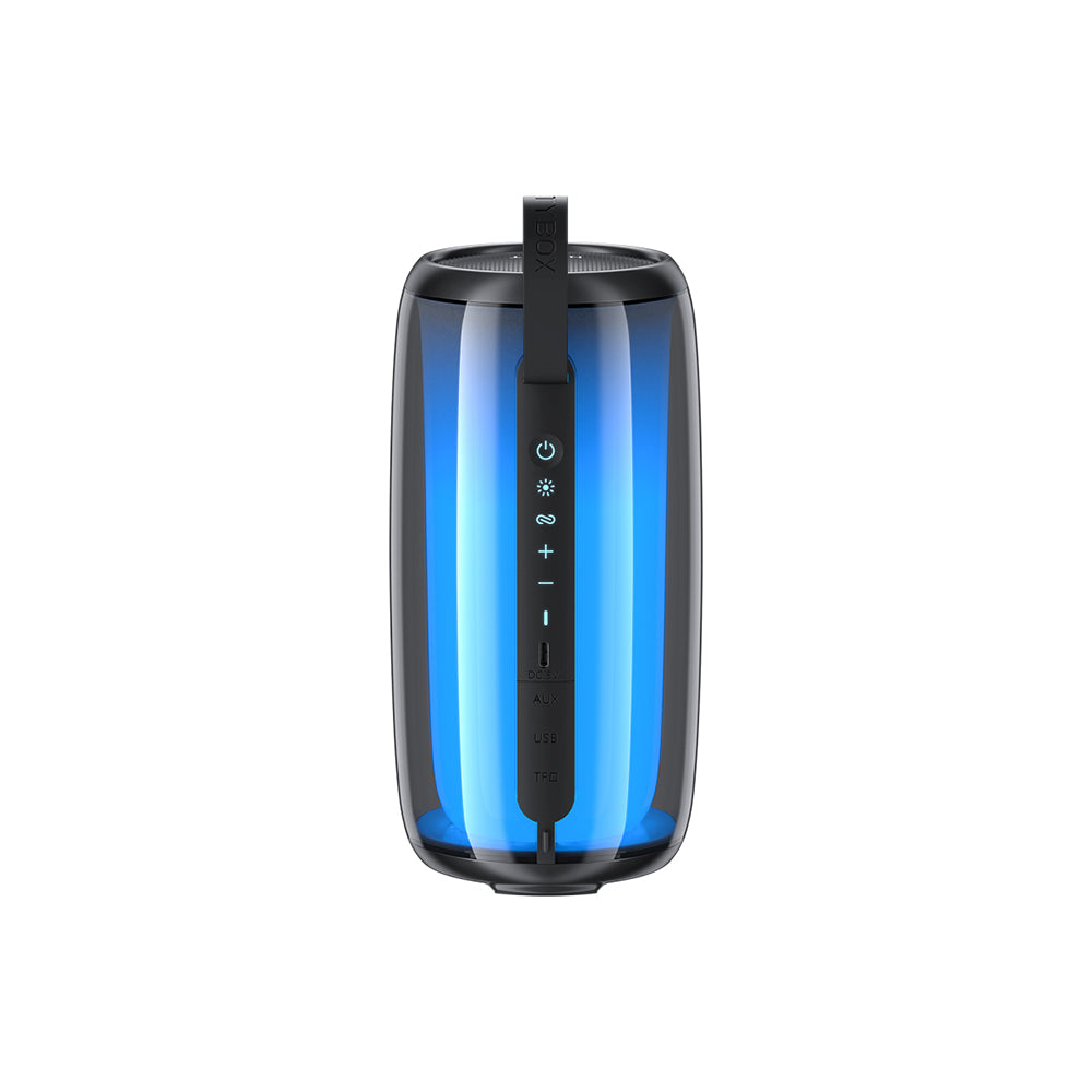 Tragbarer Bluetooth-Lautsprecher HAVIT SK879BT, 8W, RGB, wasserdicht, Schwarz
