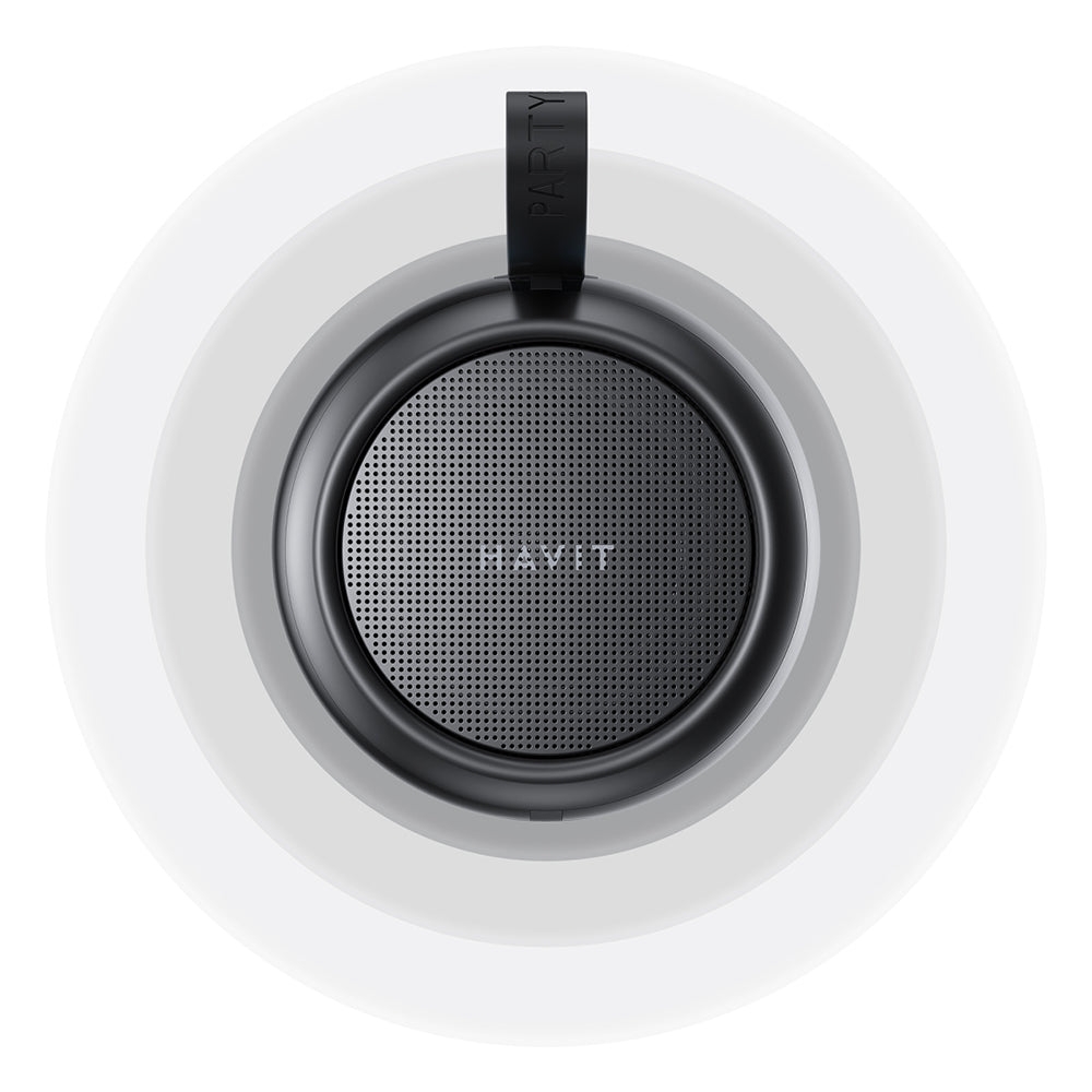 Tragbarer Bluetooth-Lautsprecher HAVIT SK879BT, 8W, RGB, wasserdicht, Schwarz