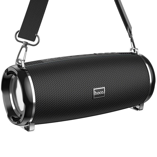 Tragbarer Bluetooth-Lautsprecher HOCO HC2, 2 x 5W, TWS, RGB, Schwarz