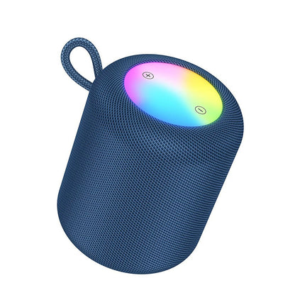 Tragbarer Bluetooth-Lautsprecher HOCO HC30, 5W, TWS, RGB, Blau
