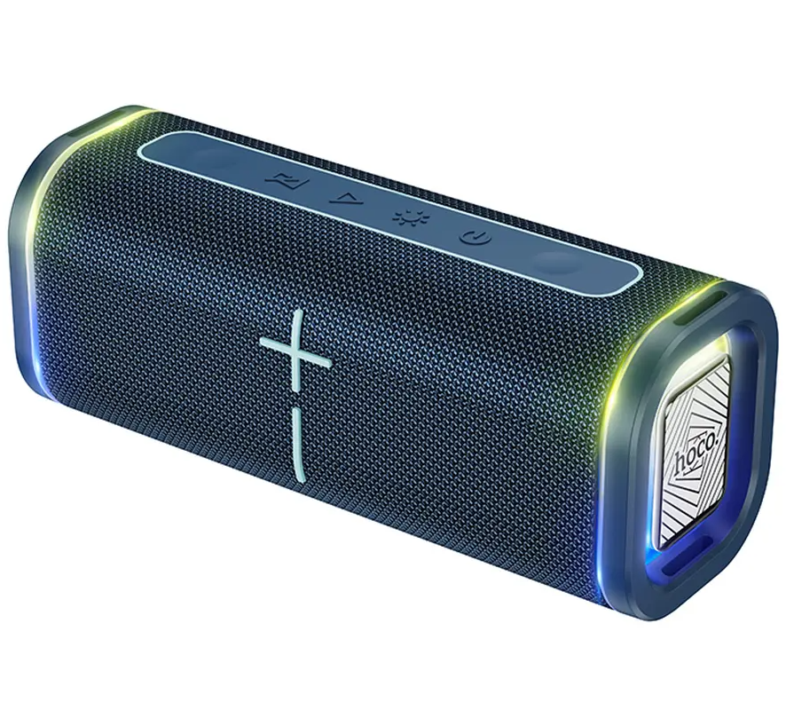 Tragbarer Bluetooth-Lautsprecher HOCO HC51, 30W, TWS, RGB, Blau