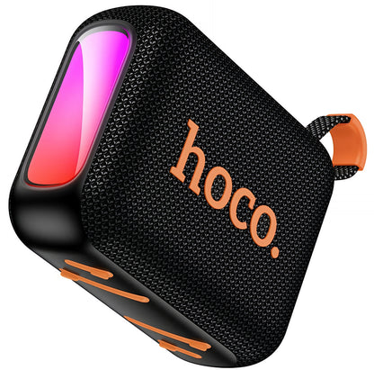 Tragbarer Bluetooth-Lautsprecher HOCO HC31, 10W, TWS, RGB, wasserdicht, Schwarz