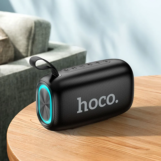 Tragbarer Bluetooth-Lautsprecher HOCO HC25, 2 x 10W, TWS, Schwarz