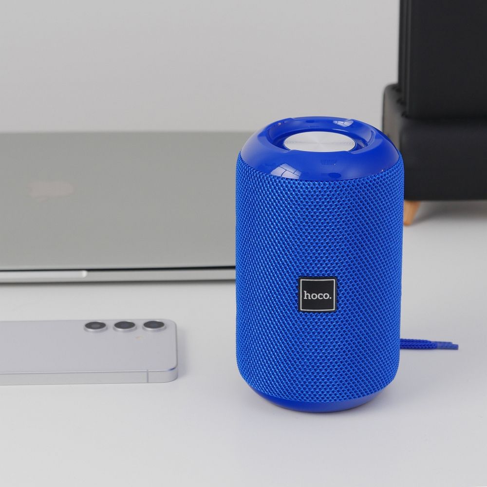Tragbarer Bluetooth-Lautsprecher HOCO HC1, 5W, TWS, wasserdicht, Blau