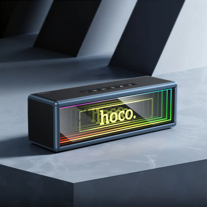 Tragbarer Bluetooth-Lautsprecher HOCO HC40, 2 x 10W, TWS, RGB, Schwarz