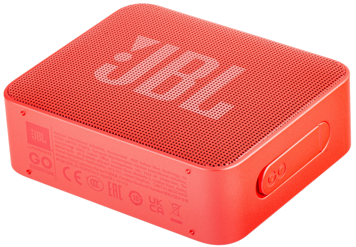 Tragbarer Bluetooth-Lautsprecher JBL Go Essential, 3,1 W, PartyBoost, wasserdicht, rot JBLGOESRED