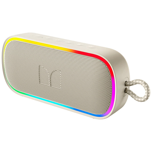 Tragbarer Bluetooth-Lautsprecher Monster S150 Plus, 40W, TWS, RGB, wasserdicht, Hellcreme