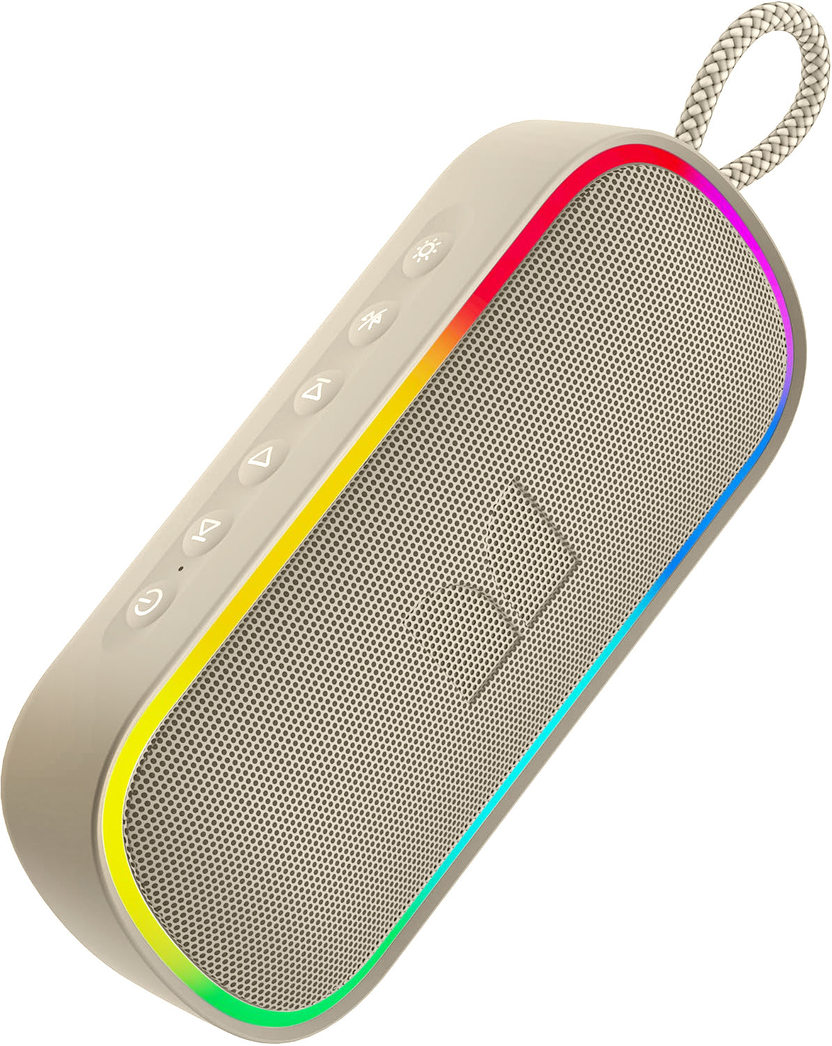 Tragbarer Bluetooth-Lautsprecher Monster S150 Plus, 40W, TWS, RGB, wasserdicht, Hellcreme